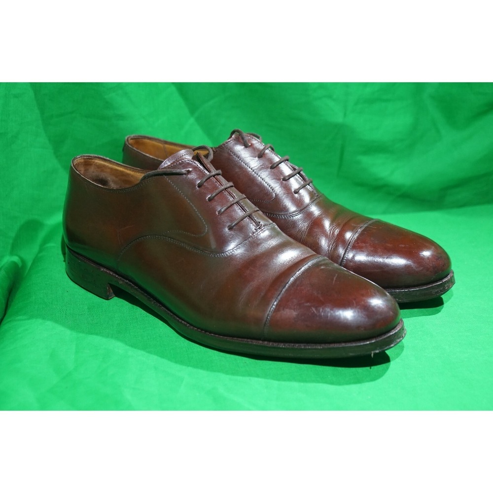 Meermin Mallorca Cap Toe Brown Calf Ultraflex Mens Size 10.5 101198 EUC